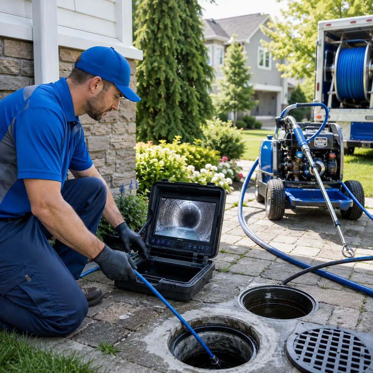 Outdoor drain cleaning professionals serving New Woodstock, NY